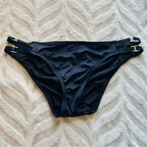 Victoria Secret strappy bikini bottom black large